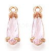 Faceted Glass Pendants X1-GLAA-T010-004H-1