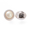 Plastic Shank Buttons BUTT-WH0012-09-2
