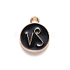 Alloy Enamel Pendants X-ENAM-S124-01A-08E-2