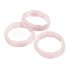 Rectangle Natural Rose Quartz Beaded Stretch Bracelets for Women Men GG-CBA9ACE-C07-4