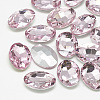 Pointed Back Glass Rhinestone Cabochons RGLA-T080-13x18mm-10-1