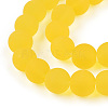Transparent Glass Beads Strands X-GLAA-T032-T10mm-MD11-3