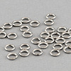 Tarnish Resistant 304 Stainless Steel Open Jump Rings A-STAS-Q186-02-4X0.8mm-1