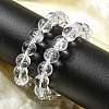 Natural Quartz Crystal Round Beads Stretch Bracelets for Women BJEW-L712-B03-12mm-1