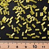 Transparent Colours Luster Glass Bugle Beads SEED-N005-001-A12-4
