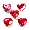 UV Plating Acrylic European Large Hole Beads OACR-S142-06A-1