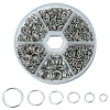 1 Box Iron Open Jump Rings Set IFIN-YW0001-44P-1