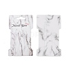   120 Pcs 6 Styles Marble Pattern Paper Display Cards CDIS-PH0001-29-5