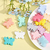CHGCRAFT 16Pcs 16 Colors Food Grade Eco-Friendly Silicone Beads SIL-CA0002-17-5