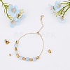 HOBBIESAY 180Pcs 3 Style Brass Beads FIND-HY0001-73-5
