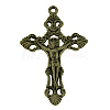 Tibetan Style Alloy Pendants TIBEP-S298-011AB-FF-1