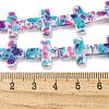 Baking Paint Synthetic Turquoise Beads Strands G-H060-01A-5