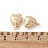 Brass Heart Box Clasps KK-U052-29G-4
