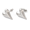 Brass Stud Earrings for Women EJEW-B057-08P-2