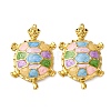 304 Stainless Steel Enamel Big Pendants X-STAS-L299-24G-03-1