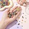 10G Electroplate Transparent Colours Rainbow Glass Seed Beads SEED-YW0003-04A-5