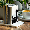 Non-Skid Iron Bookend Display Stands AJEW-WH0548-023-5