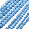 Natural Malaysia Jade Beads Strands G-L645-A01-6mm-15-2