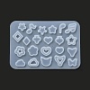 DIY Star/Heart/Flower/Music Note Shaker Filler Silicone Quicksand Molds DIY-G079-03B-5