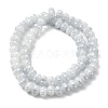 Pearl Luster Plated Electroplate Glass Beads GLAA-G106-02A-PL03-2
