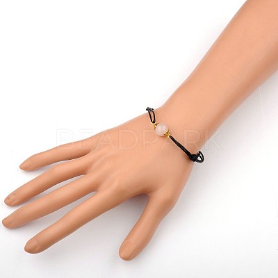 Gemstone Adjustable Link Bracelets X-BJEW-JB01554-03-1