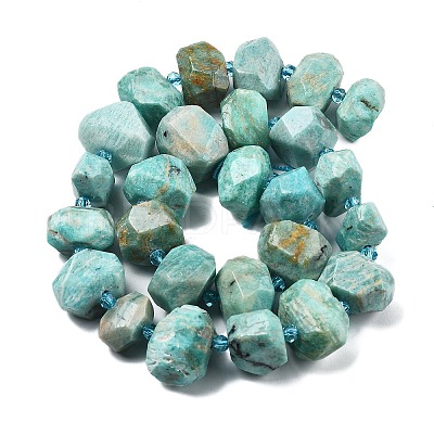 Natural Amazonite Bead Strands G-H038-22-1