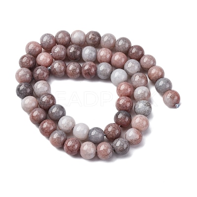 Ombre Effect Dyed Glass Beads Strands GLAA-T031-01O-14-1