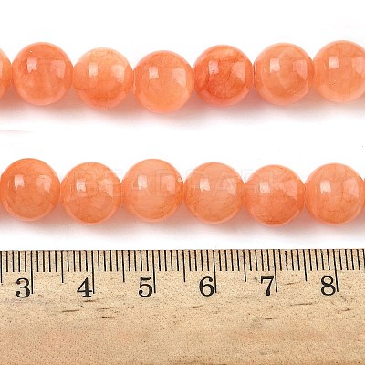 Natural Mashan Jade Round Beads Strands G-D263-10mm-XS21-01-1