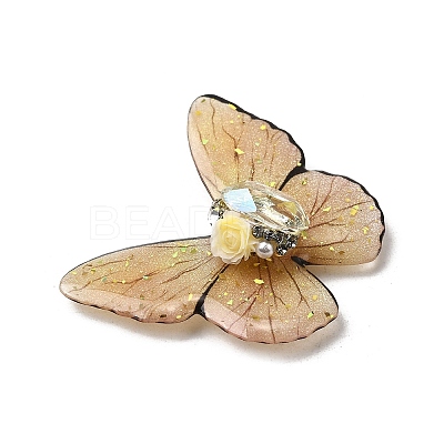 Transparent Epoxy Resin Cabochons RESI-A044-01H-1