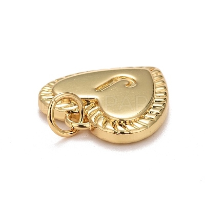 Rack Plating Real 18K Gold Plated Brass Pendants KK-E260-01G-J-1