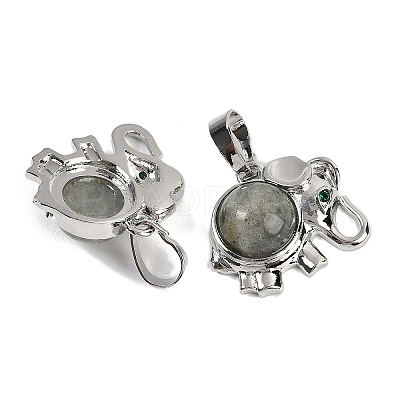 Natural Labradorite Pendants G-I374-A-P13-1
