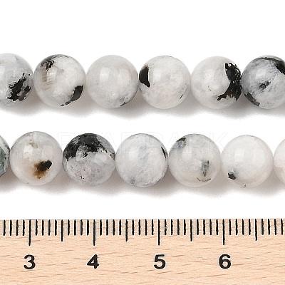 Natural Rainbow Moonstone Beads Strands G-Q1001-A05-03-01-1