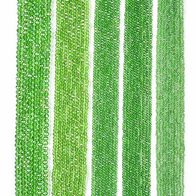 Electroplate Glass Beads Strands EGLA-A044-T1mm-B11-1