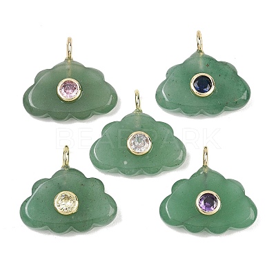 Natural Green Aventurine Pendants GG-CBA5B00-01G-02-1