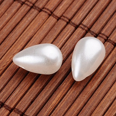 Teardrop Imitation Pearl Acrylic Beads OACR-L004-6048-1