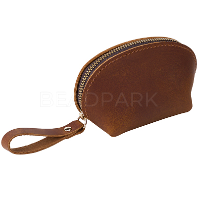 Leather Credit Card Wallets for Women Men AJEW-WH20007-10B-1