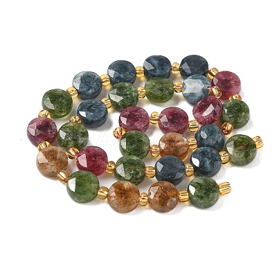 Natural Multicolor Tourmaline Beads Strands G-G271-C02-10mm-1