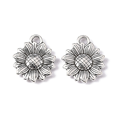 Sunflower Tibetan Style Alloy Pendants LS-X-TIBEP-R344-35AS-LF-1