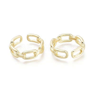 Brass Cuff Rings LS-RJEW-F103-04-G-1