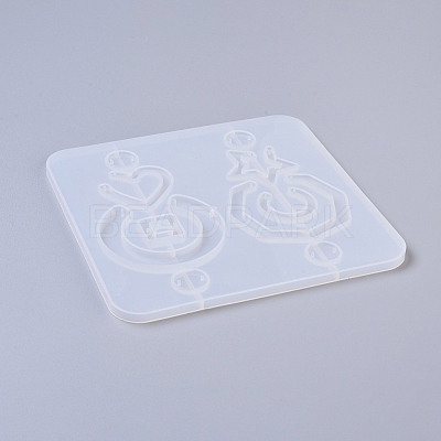 Earring Pendant Silicone Molds DIY-L023-30-1