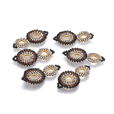 MIYUKI & TOHO Handmade Japanese Seed Beads Links SEED-A027-G05-1