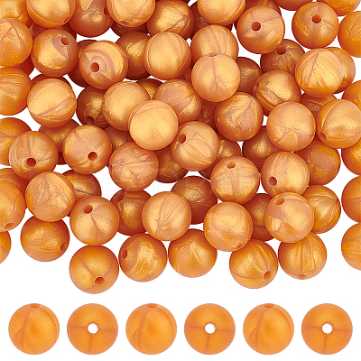 Food Grade Eco-Friendly Silicone Beads LS-SIL-WH0010-10C-1
