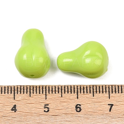 Opaque Acrylic Beads OACR-G054-01A-1