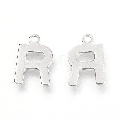 Non-Tarnish 201 Stainless Steel Charms X-STAS-C021-06P-R-1