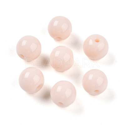 Opaque Solid Color Glass Beads X1-GLAA-N007-8mm-A01-1