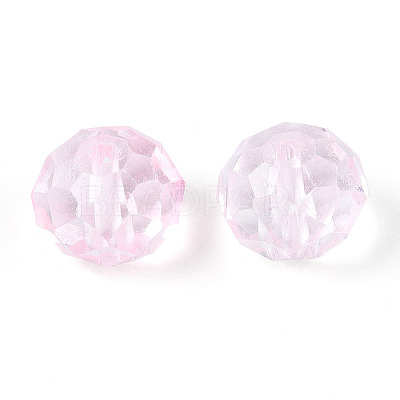 Baking Paint Transparent Glass Beads X1-GLAA-N011-10mm-10-1