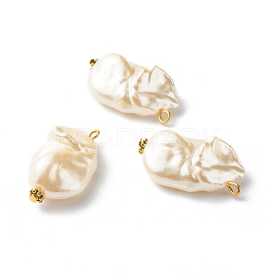 ABS Plastic Imitation Pearl Pendants PALLOY-JF00836-1