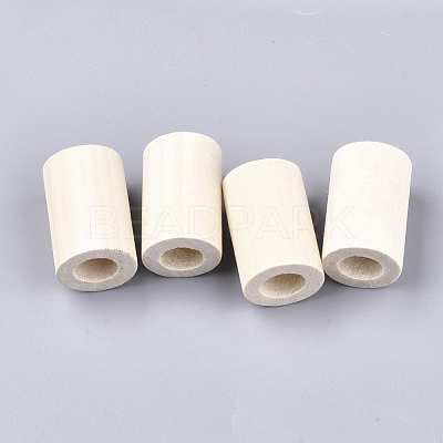 Unfinished Wood Beads WOOD-S052-02-1
