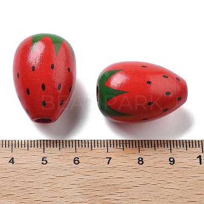 Schima Wood European Beads WOOD-G023-13A-1