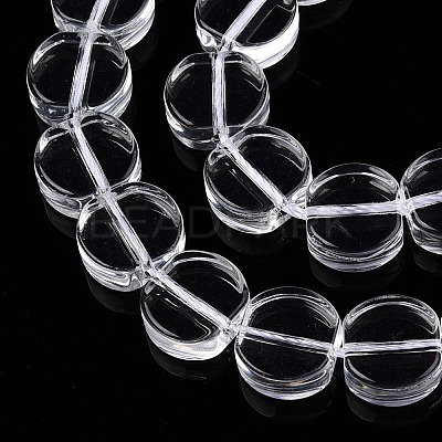 Transparent Glass Beads Strands GLAA-N001-59-1
